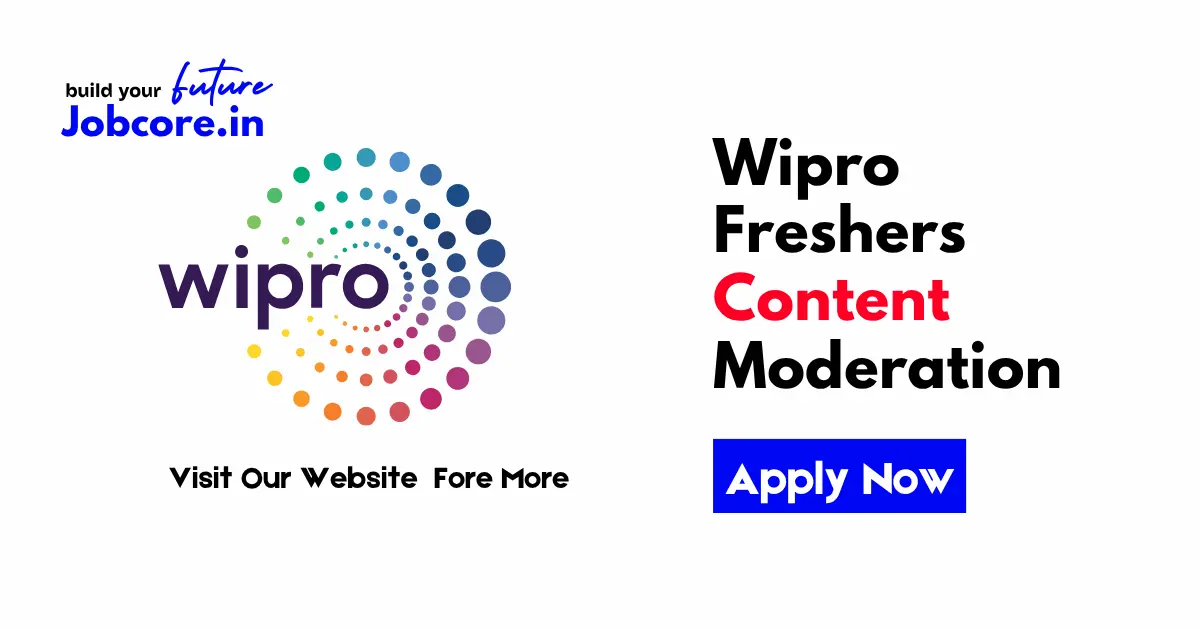 Wipro Freshers Content Moderation